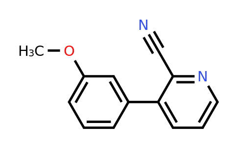 CAS 1303516-89-3 | 3-(3-methoxyphenyl)picolinonitrile