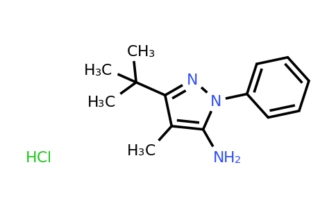 CAS 1303889-63-5 | 3-tert-Butyl-4-methyl-1-phenyl-1H-pyrazol-5-amine hydrochloride