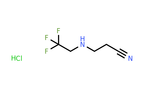 CAS 1303889-66-8 | 3-[(2,2,2-Trifluoroethyl)amino]propanenitrile hydrochloride