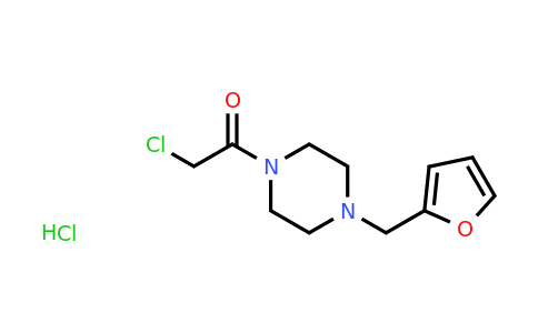 CAS 1303889-75-9 | 2-Chloro-1-[4-(furan-2-ylmethyl)piperazin-1-yl]ethan-1-one hydrochloride