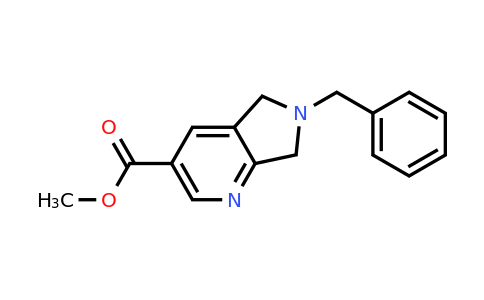 CAS 1303968-09-3 | 6-Benzyl-6,7-dihydro-5H-pyrrolo[3,4-b]pyridine-3-carboxylic acid methyl ester