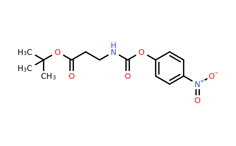 CAS 1303968-34-4 | 3-(4-Nitro-phenoxycarbonylamino)-propionic acid tert-butyl ester