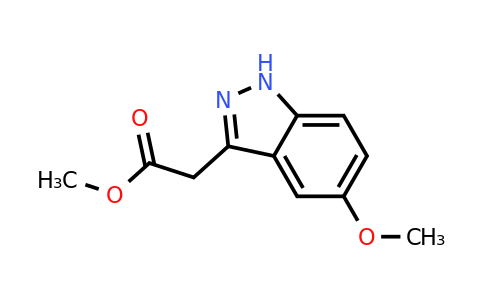 CAS 1303968-39-9 | (5-Methoxy-1H-indazol-3-yl)-acetic acid methyl ester