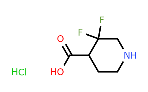 CAS 1303974-04-0 | 3,3-difluoropiperidine-4-carboxylic acid hydrochloride