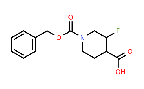 CAS 1303974-60-8 | 1-(Benzyloxycarbonyl)-3-fluoropiperidine-4-carboxylic acid