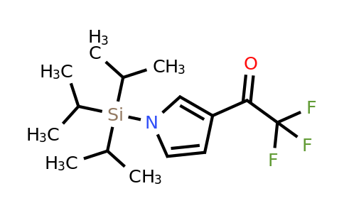 CAS 130408-88-7 | 2,2,2-trifluoro-1-{1-[tris(propan-2-yl)silyl]-1H-pyrrol-3-yl}ethan-1-one