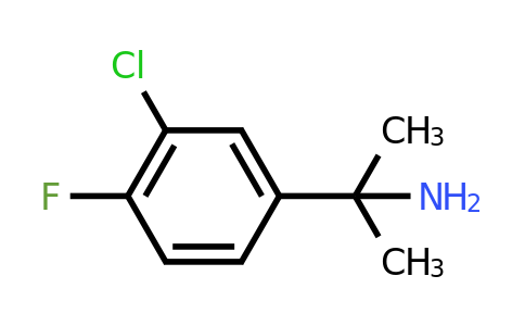 CAS 130416-43-2 | 2-(3-Chloro-4-fluorophenyl)propan-2-amine