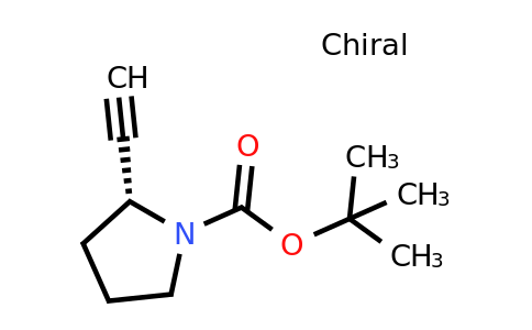 1-Pyrrolidinecarboxylic acid, 2-ethynyl-, 1,1-dimethylethyl ester, (2R)-