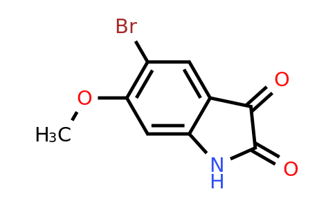 CAS 130420-85-8 | 5-Bromo-6-methoxyindoline-2,3-dione