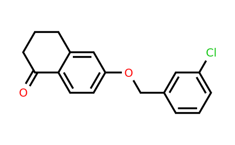 CAS 1304340-11-1 | 6-((3-chlorobenzyl)oxy)-3,4-dihydronaphthalen-1(2H)-one