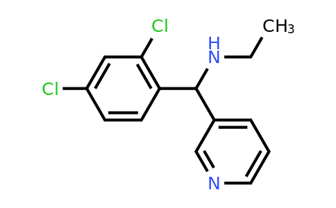 CAS 1304390-10-0 | [(2,4-Dichlorophenyl)(pyridin-3-yl)methyl](ethyl)amine