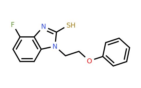 CAS 1304465-04-0 | 4-fluoro-1-(2-phenoxyethyl)-1H-1,3-benzodiazole-2-thiol