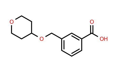 CAS 1304829-19-3 | 3-[(oxan-4-yloxy)methyl]benzoic acid