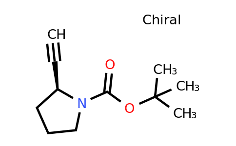 CAS 130495-08-8 | 1-Pyrrolidinecarboxylic acid, 2-ethynyl-, 1,1-dimethylethyl ester, (2S)-