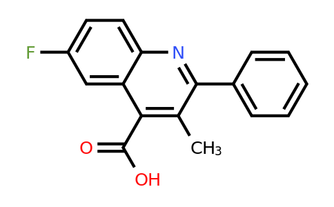 CAS 130507-38-9 | 6-Fluoro-3-methyl-2-phenylquinoline-4-carboxylic acid