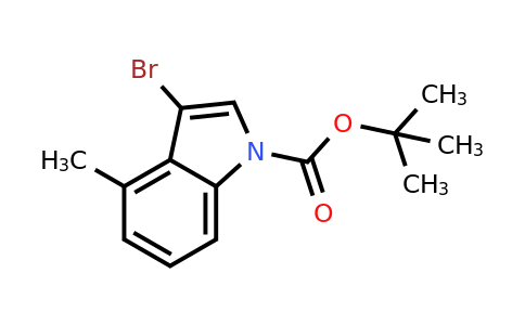 CAS 1305320-64-2 | tert-butyl 3-bromo-4-methyl-indole-1-carboxylate
