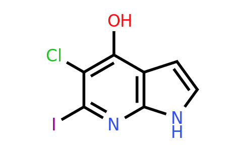 CAS 1305324-65-5 | 5-chloro-6-iodo-1H-pyrrolo[2,3-b]pyridin-4-ol