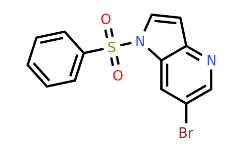 CAS 1305325-23-8 | 1-(benzenesulfonyl)-6-bromo-1H-pyrrolo[3,2-b]pyridine