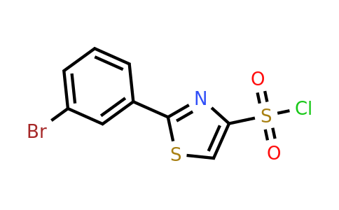 CAS 1305710-76-2 | 2-(3-Bromophenyl)-1,3-thiazole-4-sulfonyl chloride