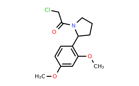 CAS 1305711-77-6 | 2-Chloro-1-[2-(2,4-dimethoxyphenyl)pyrrolidin-1-yl]ethan-1-one