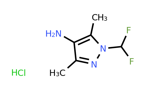CAS 1305711-79-8 | 1-(Difluoromethyl)-3,5-dimethyl-1H-pyrazol-4-amine hydrochloride