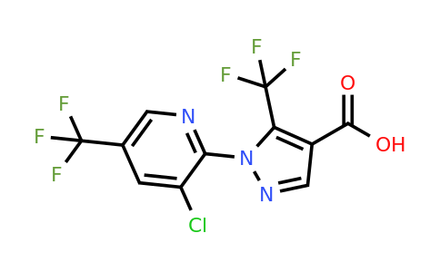 CAS 1305711-84-5 | 1-[3-Chloro-5-(trifluoromethyl)pyridin-2-yl]-5-(trifluoromethyl)-1H-pyrazole-4-carboxylic acid