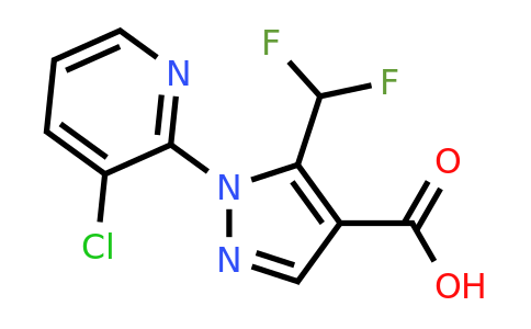 CAS 1305711-86-7 | 1-(3-Chloropyridin-2-yl)-5-(difluoromethyl)-1H-pyrazole-4-carboxylic acid