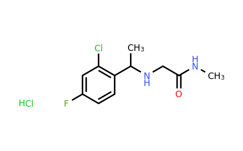 CAS 1305712-17-7 | 2-{[1-(2-chloro-4-fluorophenyl)ethyl]amino}-N-methylacetamide hydrochloride