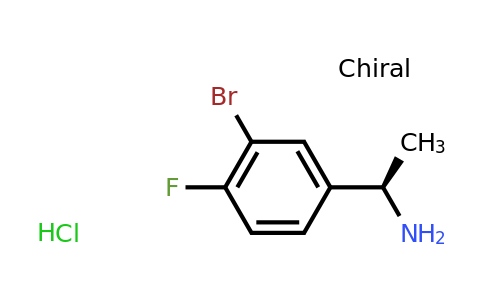 CAS 1305712-20-2 | (1R)-1-(3-Bromo-4-fluorophenyl)ethan-1-amine hydrochloride