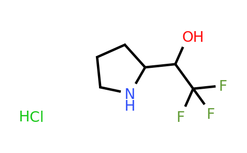 CAS 1305712-51-9 | 2,2,2-Trifluoro-1-(pyrrolidin-2-yl)ethan-1-ol hydrochloride