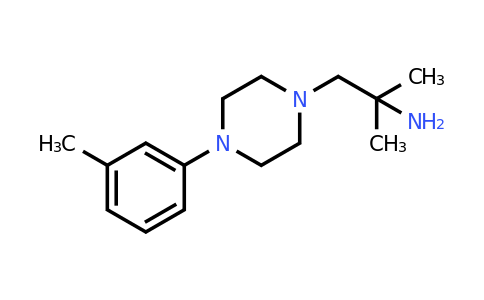 CAS 1305785-67-4 | 2-methyl-1-[4-(3-methylphenyl)piperazin-1-yl]propan-2-amine