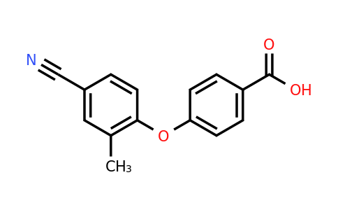 CAS 1306024-95-2 | 4-(4-cyano-2-methylphenoxy)benzoic acid