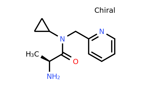 CAS 1306029-44-6 | (S)-2-Amino-N-cyclopropyl-N-(pyridin-2-ylmethyl)propanamide