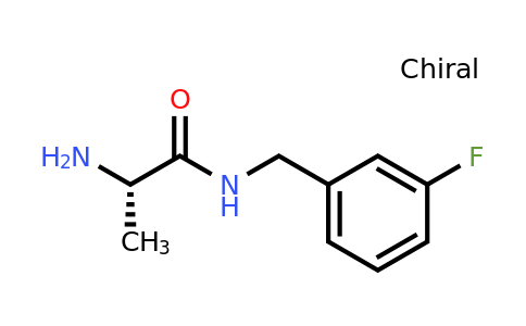 CAS 1306150-09-3 | (S)-2-Amino-N-(3-fluorobenzyl)propanamide