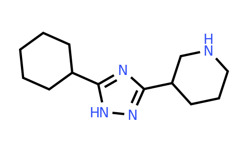 CAS 1306558-43-9 | 3-(5-cyclohexyl-1H-1,2,4-triazol-3-yl)piperidine