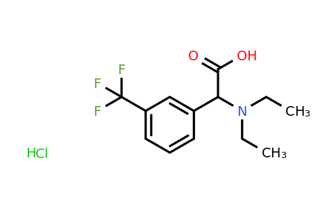 CAS 1306602-92-5 | 2-(Diethylamino)-2-[3-(trifluoromethyl)phenyl]acetic acid hydrochloride