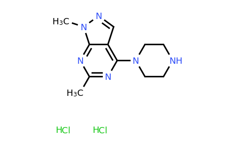 CAS 1306603-02-0 | 1-{1,6-dimethyl-1H-pyrazolo[3,4-d]pyrimidin-4-yl}piperazine dihydrochloride