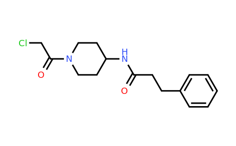 CAS 1306603-07-5 | N-[1-(2-Chloroacetyl)piperidin-4-yl]-3-phenylpropanamide