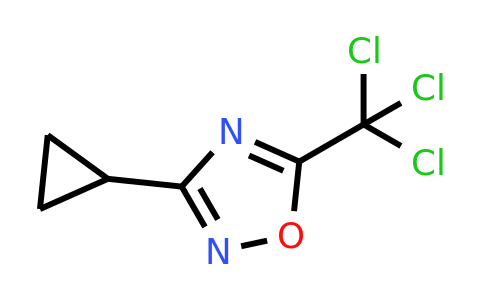 CAS 1306603-18-8 | 3-Cyclopropyl-5-(trichloromethyl)-1,2,4-oxadiazole
