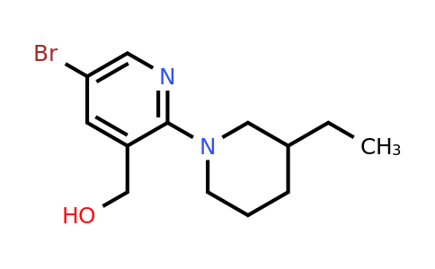 CAS 1306603-66-6 | [5-Bromo-2-(3-ethylpiperidin-1-yl)pyridin-3-yl]methanol