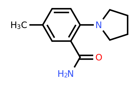 CAS 1306604-34-1 | 5-Methyl-2-(pyrrolidin-1-yl)benzamide