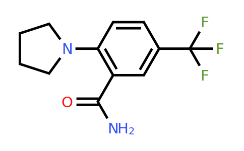CAS 1306604-38-5 | 2-(Pyrrolidin-1-yl)-5-(trifluoromethyl)benzamide