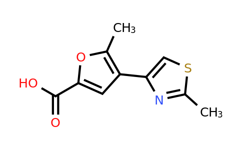CAS 1306604-60-3 | 5-Methyl-4-(2-methyl-1,3-thiazol-4-yl)furan-2-carboxylic acid