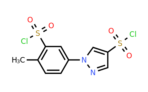CAS 1306605-15-1 | 1-[3-(Chlorosulfonyl)-4-methylphenyl]-1H-pyrazole-4-sulfonyl chloride