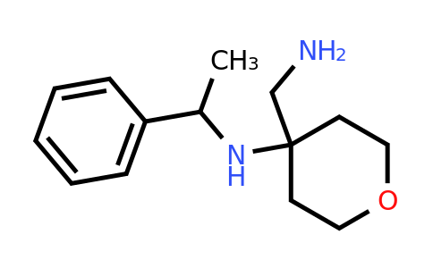 CAS 1306605-25-3 | 4-(Aminomethyl)-N-(1-phenylethyl)oxan-4-amine