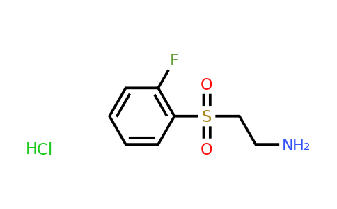 CAS 1306605-34-4 | 2-(2-Fluorobenzenesulfonyl)ethan-1-amine hydrochloride