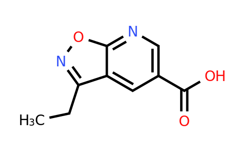 CAS 1306605-64-0 | 3-Ethyl-[1,2]oxazolo[5,4-b]pyridine-5-carboxylic acid