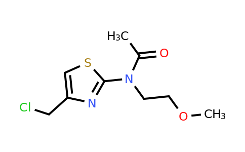 CAS 1306605-99-1 | N-[4-(Chloromethyl)-1,3-thiazol-2-yl]-N-(2-methoxyethyl)acetamide