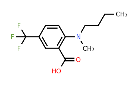 CAS 1306606-00-7 | 2-[Butyl(methyl)amino]-5-(trifluoromethyl)benzoic acid
