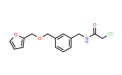 CAS 1306606-27-8 | 2-Chloro-N-({3-[(furan-2-ylmethoxy)methyl]phenyl}methyl)acetamide
